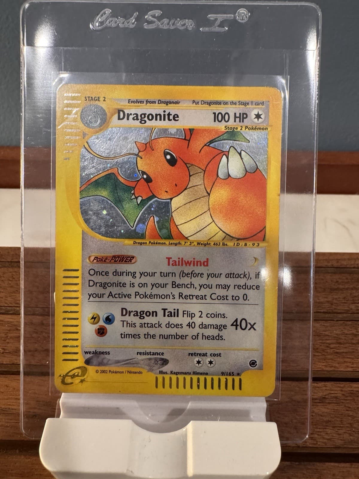 Pokemon Dragonite Expedition Holo Rare Card #9 LP E Reader