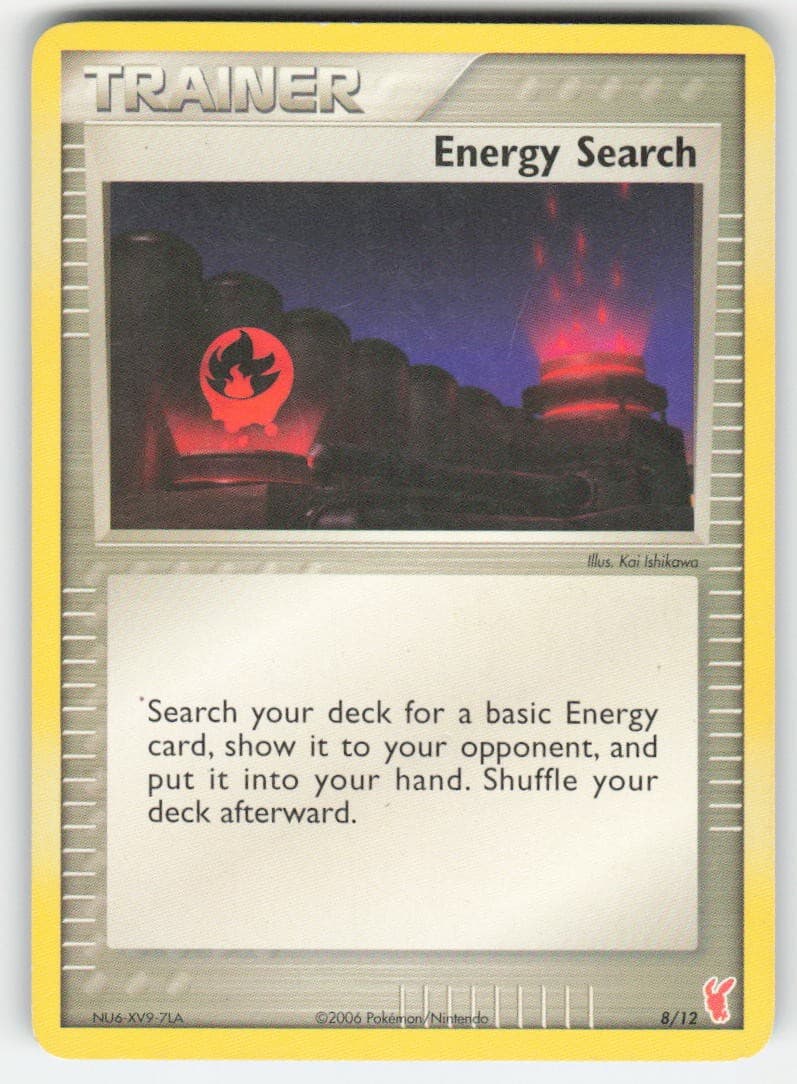 Energy Search (Plusle) 8/12 EX Trainer Kit 2: Plusle & Minun Pokemon TCG DM