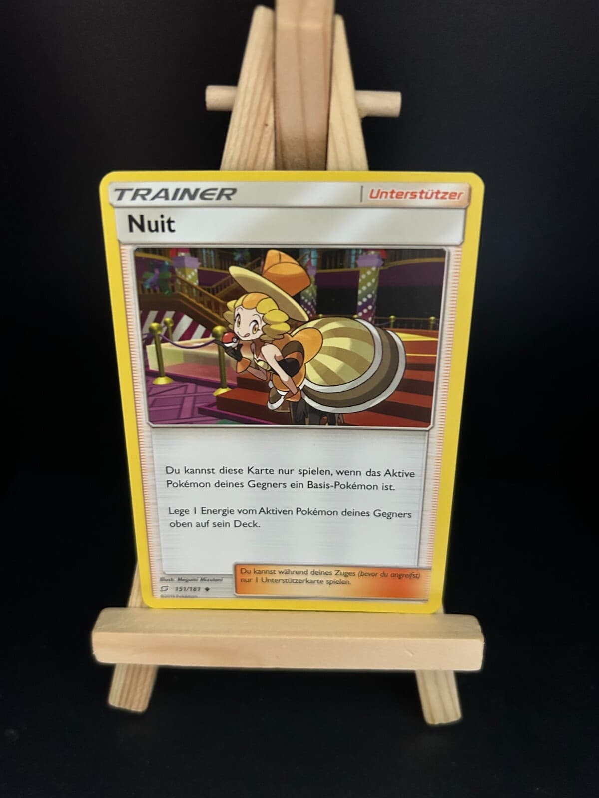 Nuit 151/181 Pokemon Karte TCG aus Teams sind Trumpf
