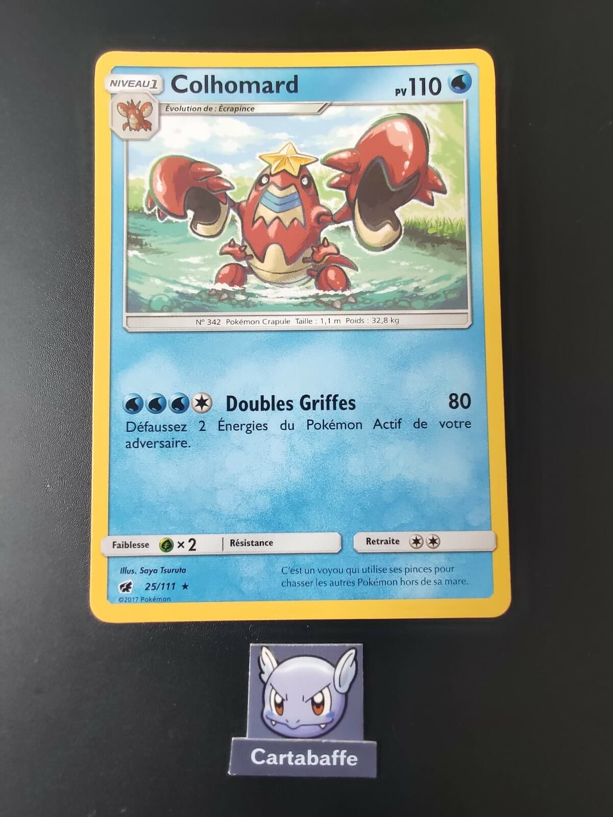 Carte Pokémon Colhomard 25/111 Rare SL4 Invasion Carmin