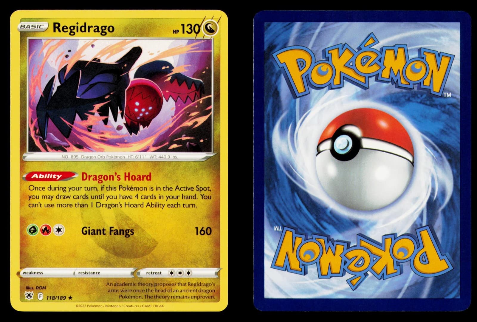REGIDRAGO 2022 118/189 ASTRAL RADIANCE POKEMON