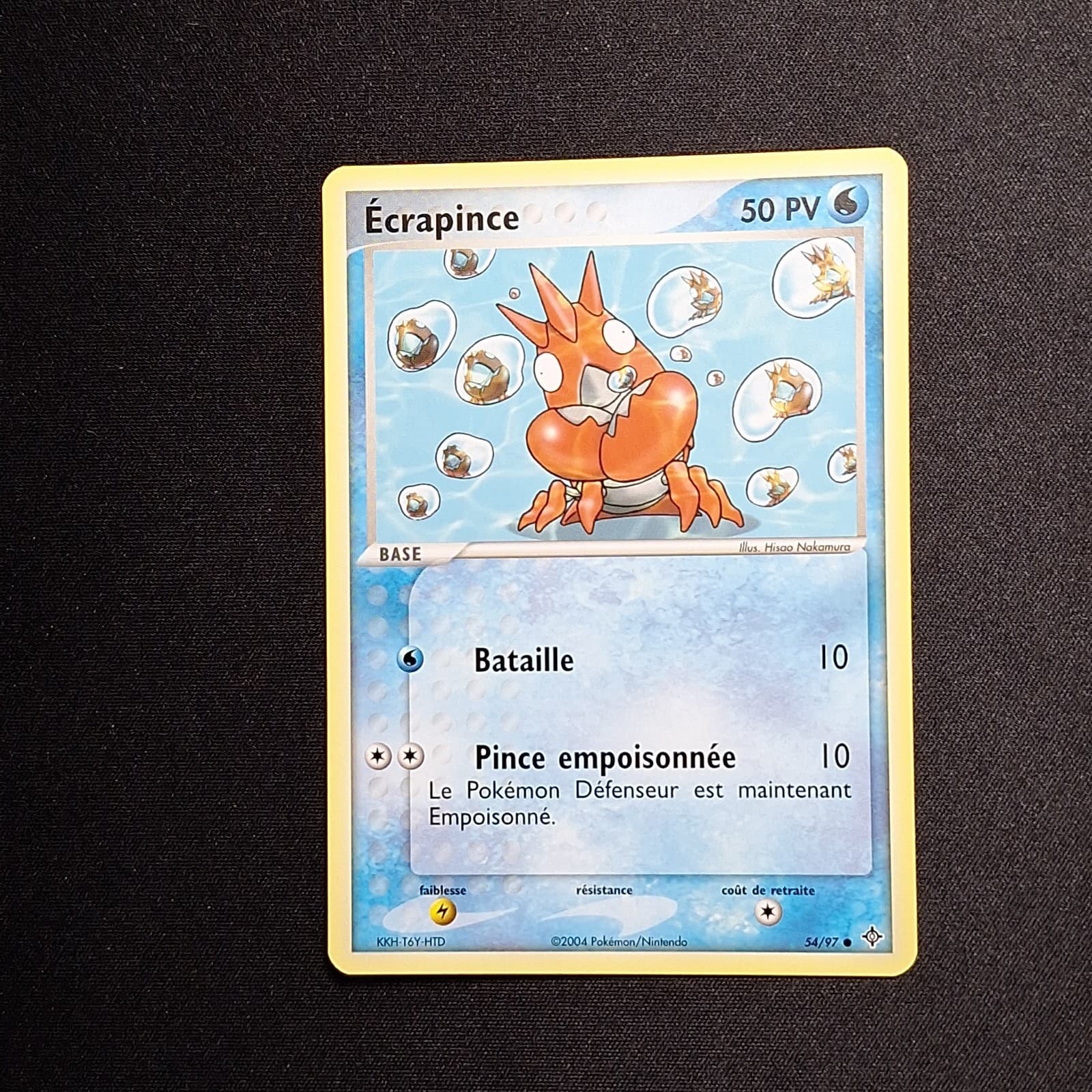 EXC NM Ecrapince 54/97 EX Dragon Carte Pokemon FR