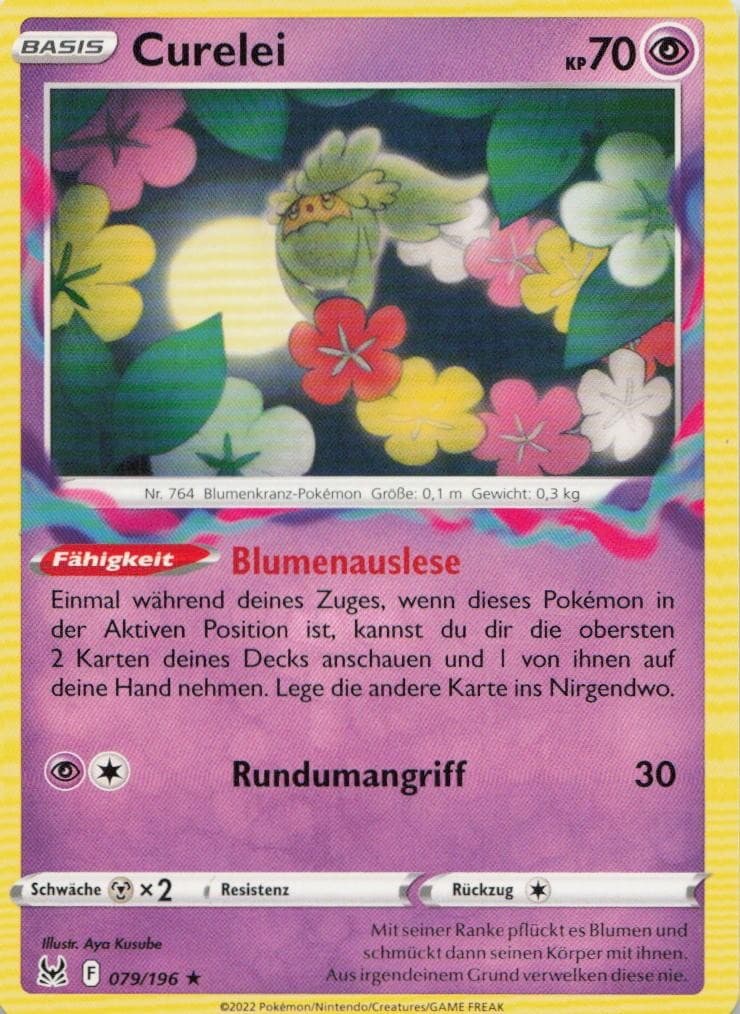 Pokémon Curelei Verlorener Ursprung #79 NM DE