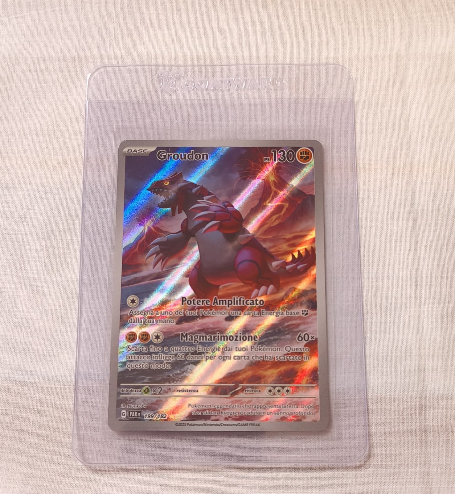 Pokémon Groudon 199/182 | Paradosso Temporale | ITA | NEAR MINT / MINT++