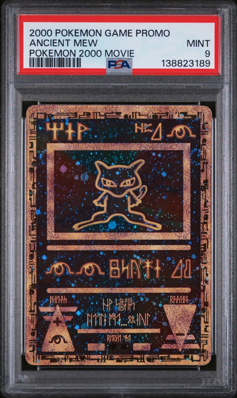 2000 POKEMON GAME MOVIE POKEMON 2000 MOVIE ANCIENT MEW PSA 9