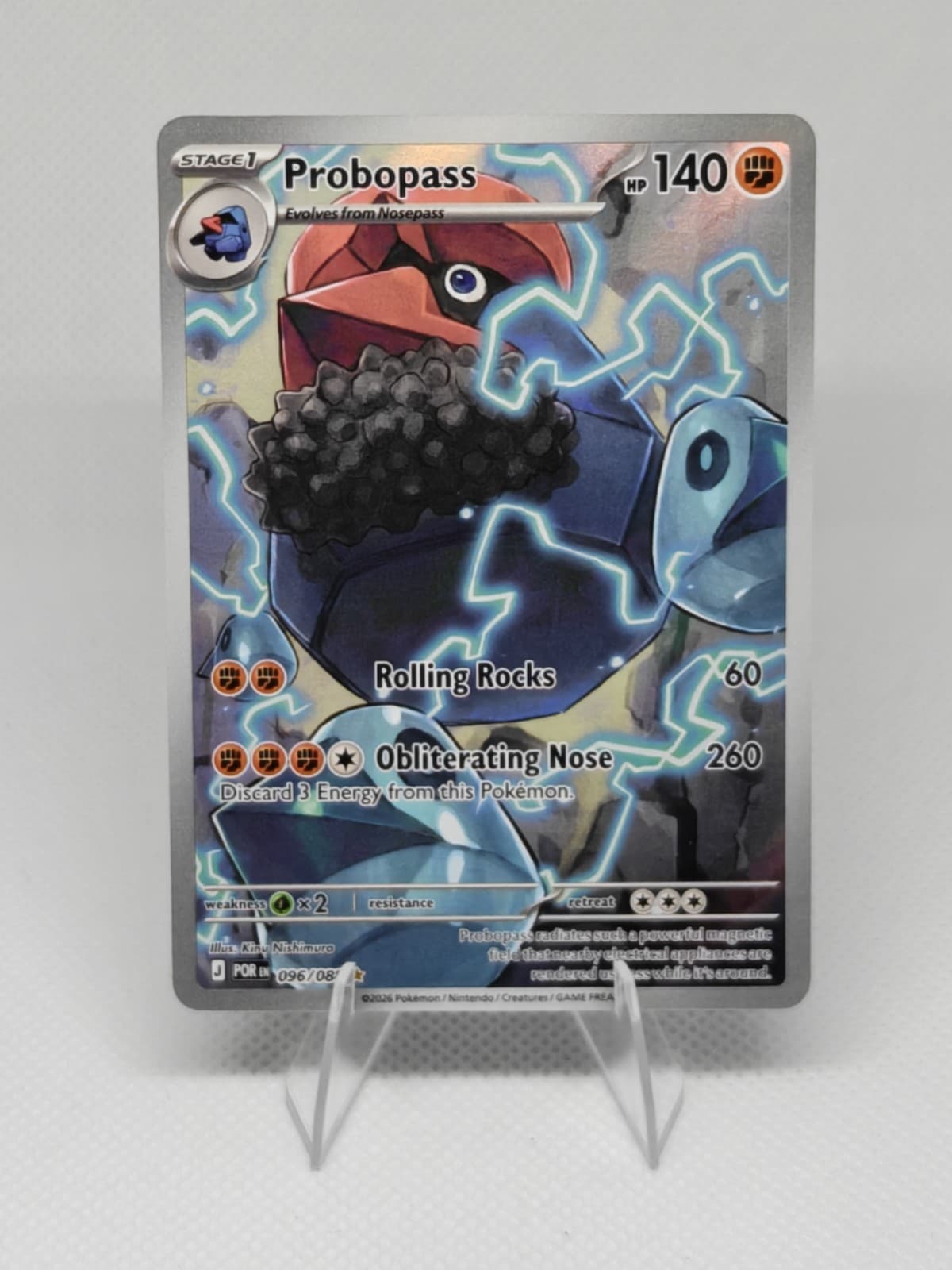 2026 Pokemon Perfect Order Probopass 96 /88 Full Art special Illustration rare