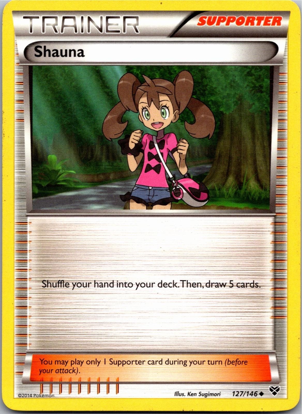Shauna 127/146 Uncommon XY Base Set Pokemon Near Mint
