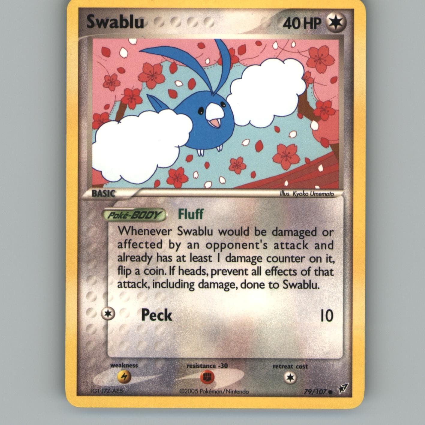 Swablu 79/107 Common Deoxys Pokemon Lightly Played