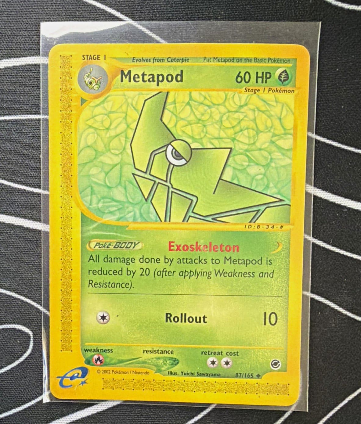 Nintendo Metapod 087/165 Expedition Base Set Uncommon  English 60 HP