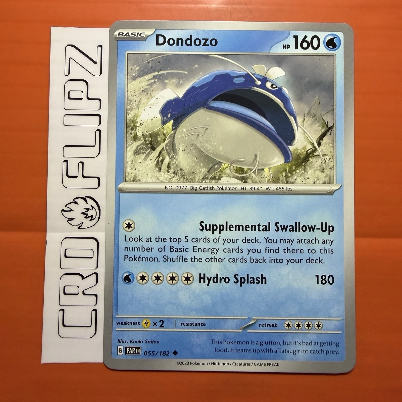 Dondozo 55/182 Paradox Rift Uncommon Pokémon TCG 2023