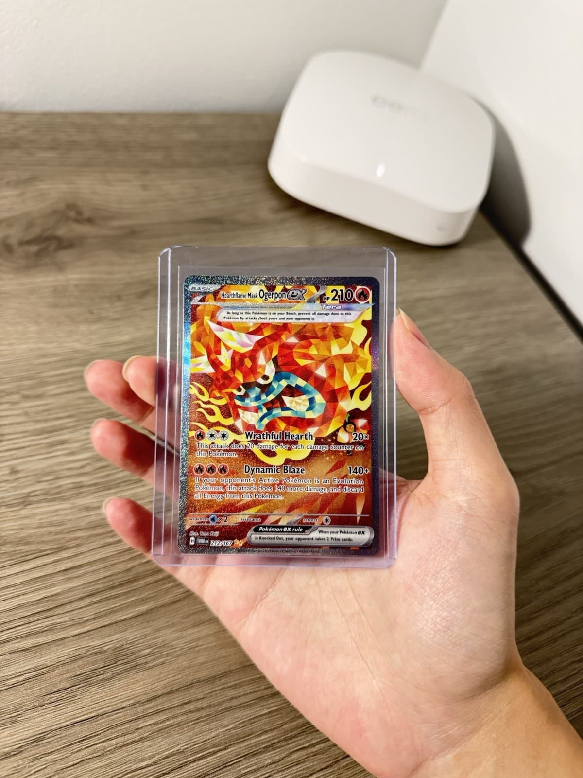 Hearthflame Mask Ogerpon ex 212/167 Sv06: Twilight Masquerade Holo