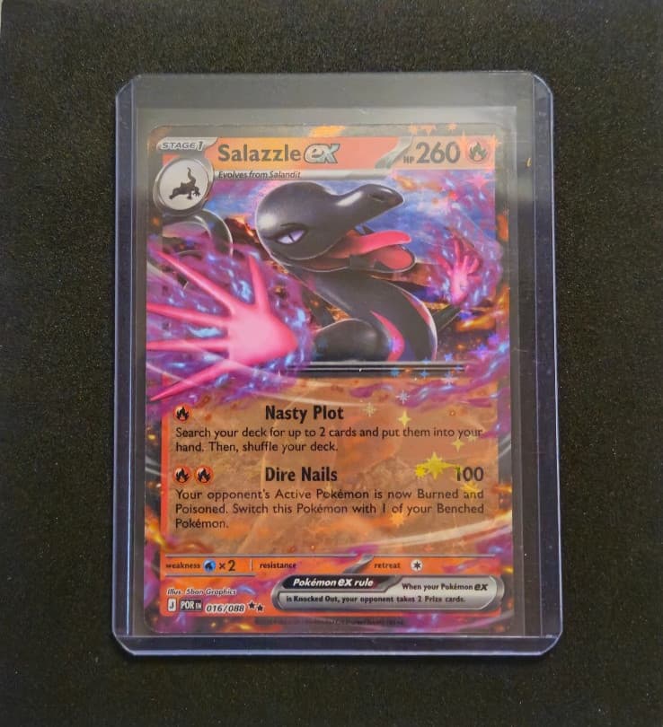 Salazzle ex 16/88 Double Rare Pokemon Perfect Order