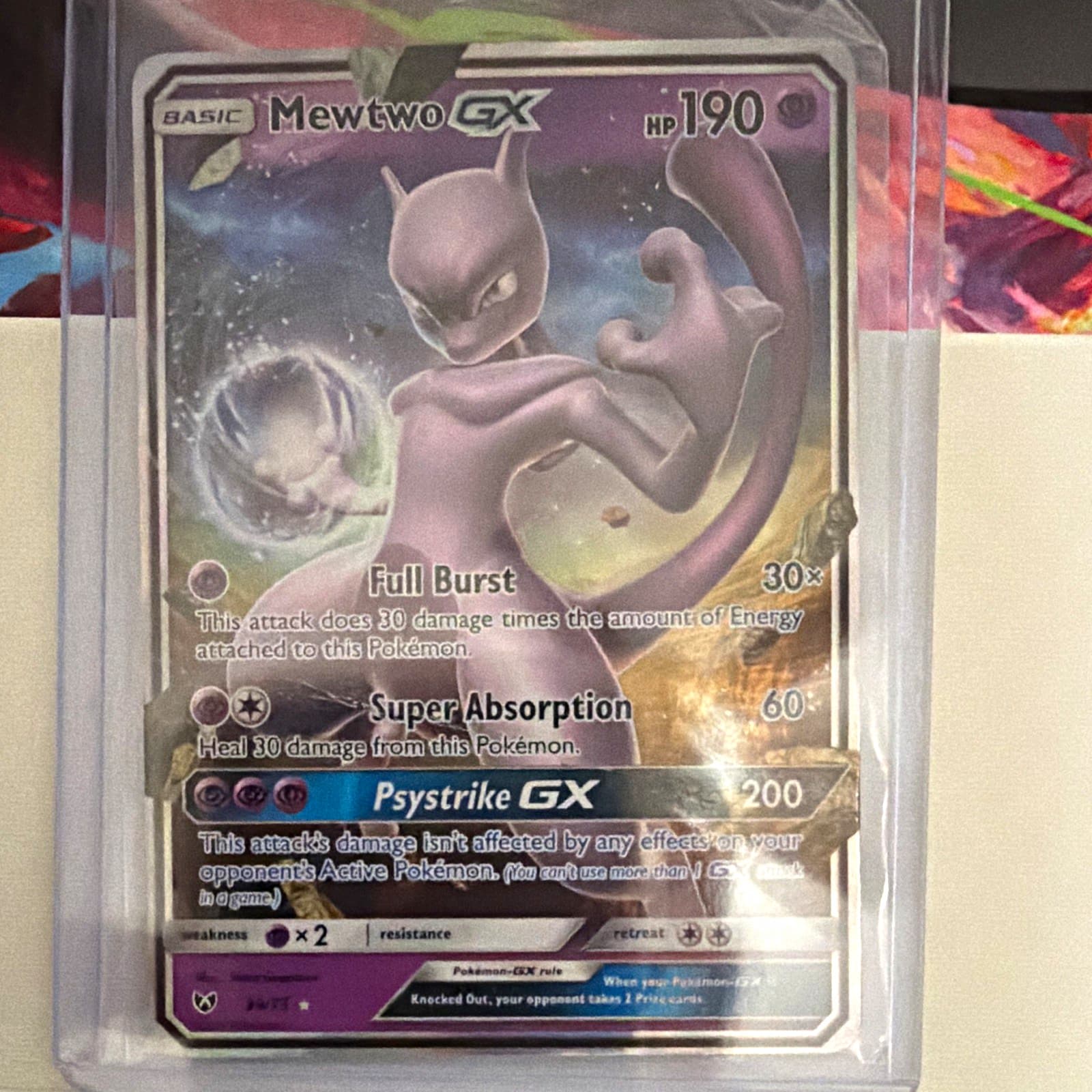 Pokemon TCG Mewtwo GX 39/73 Shining Legends Ultra Rare Holo English 190HP