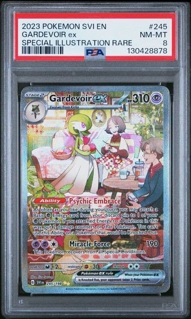 Gardevoir ex 245/198 SV01: Scarlet & Violet Base Set Holo PSA 8