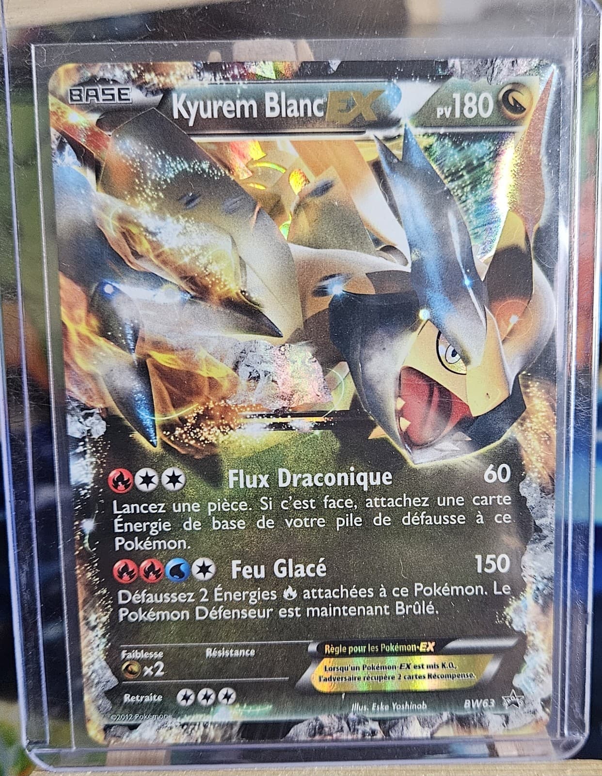 Carte Pokémon Kyurem EX BW63 Promo Noir & Blanc Black & White BlackStar FR
