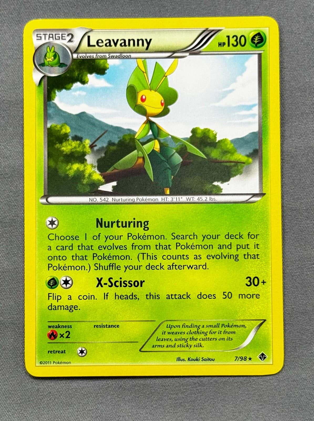 NM Leavanny 7/98 Rare Emerging Powers Pokemon Kouki Saitou