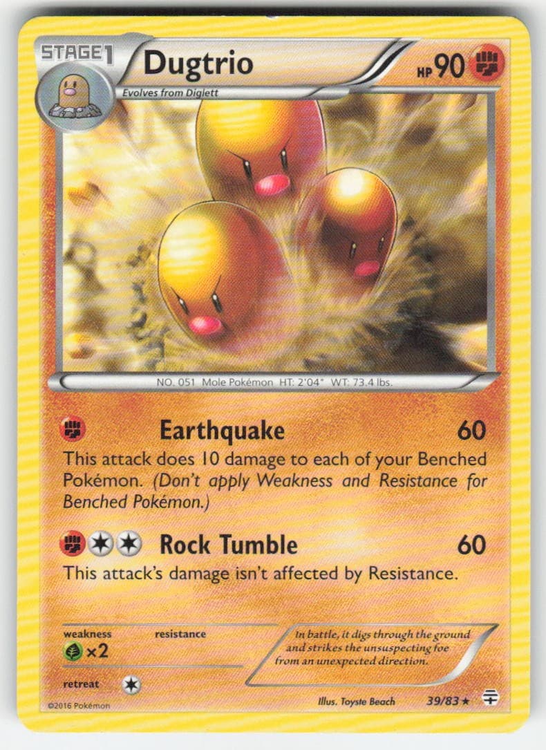 Pokemon TCG Generations Dugtrio #39/83