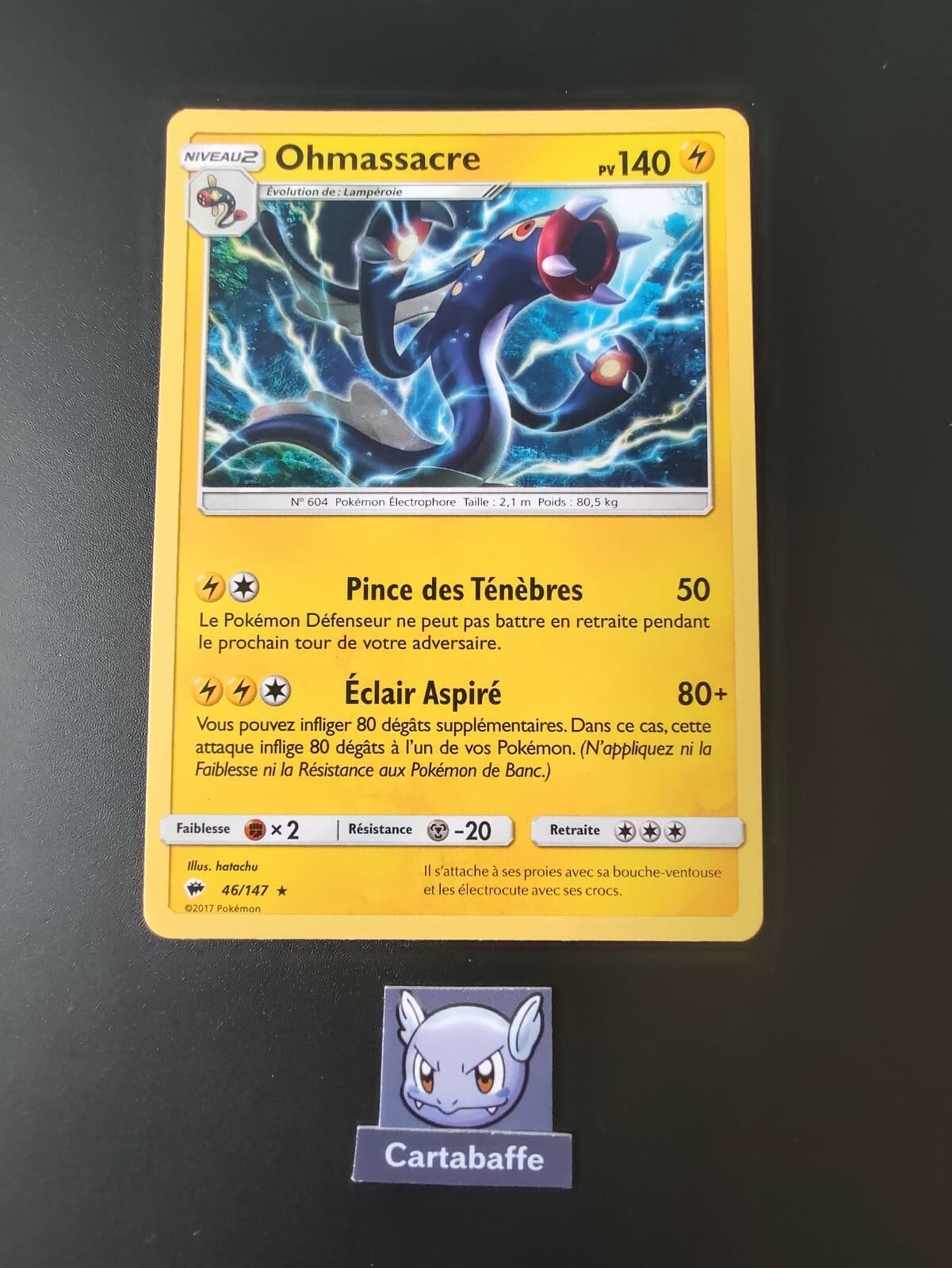 Carte Pokémon Ohmassacre 46/147 Rare SL3 Ombres Ardentes