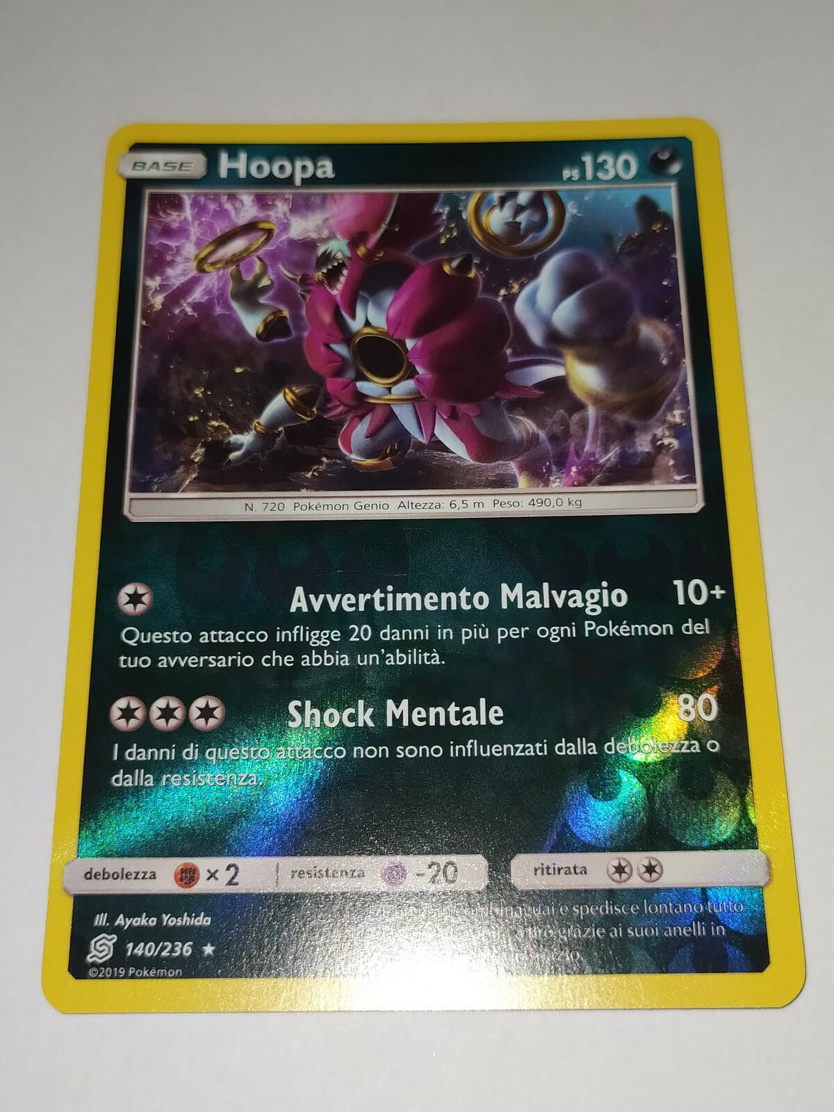 HOOPA - HOLO - 140/236 - SINTONIA MENTALE - ITA - POKEMON