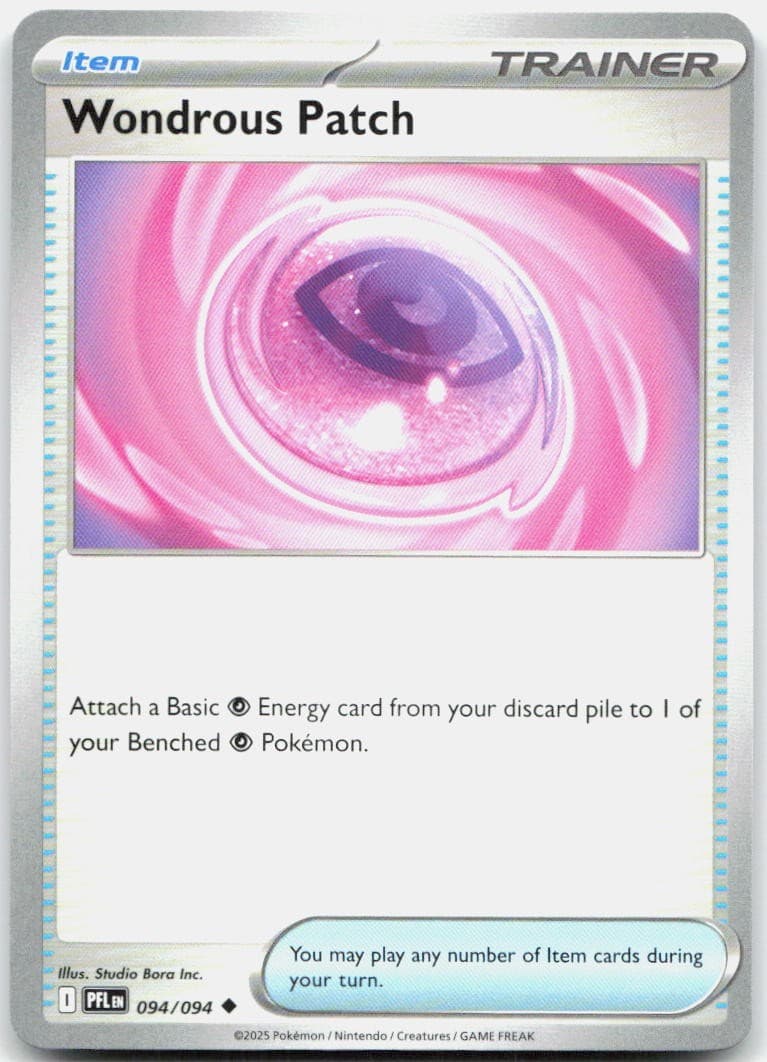 Wondrous Patch 094/094 94 ME02 Phantasmal Flames U NM English Pokémon