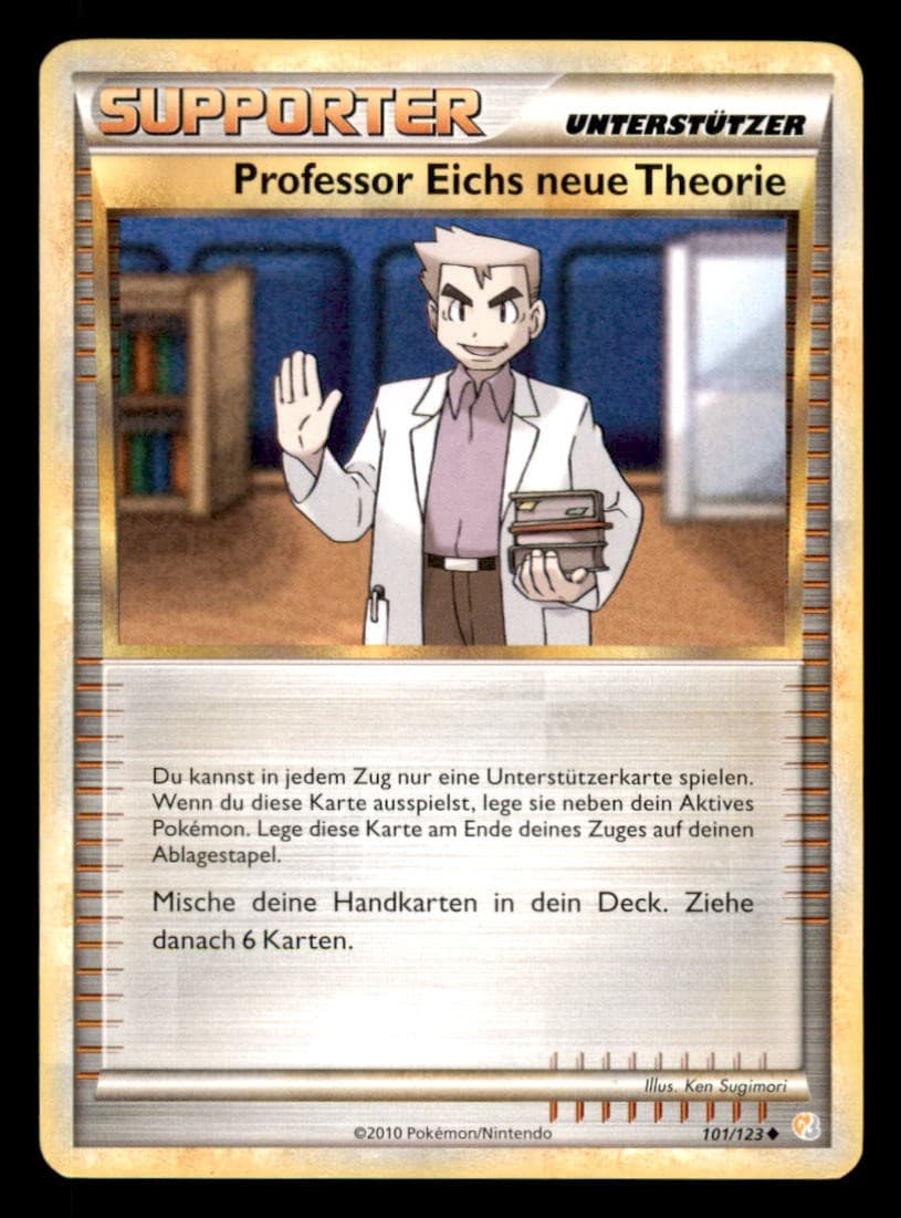 Pokemon Professor Eichs neue Theorie 101/123 HeartGold & SoulSilver Deutsch