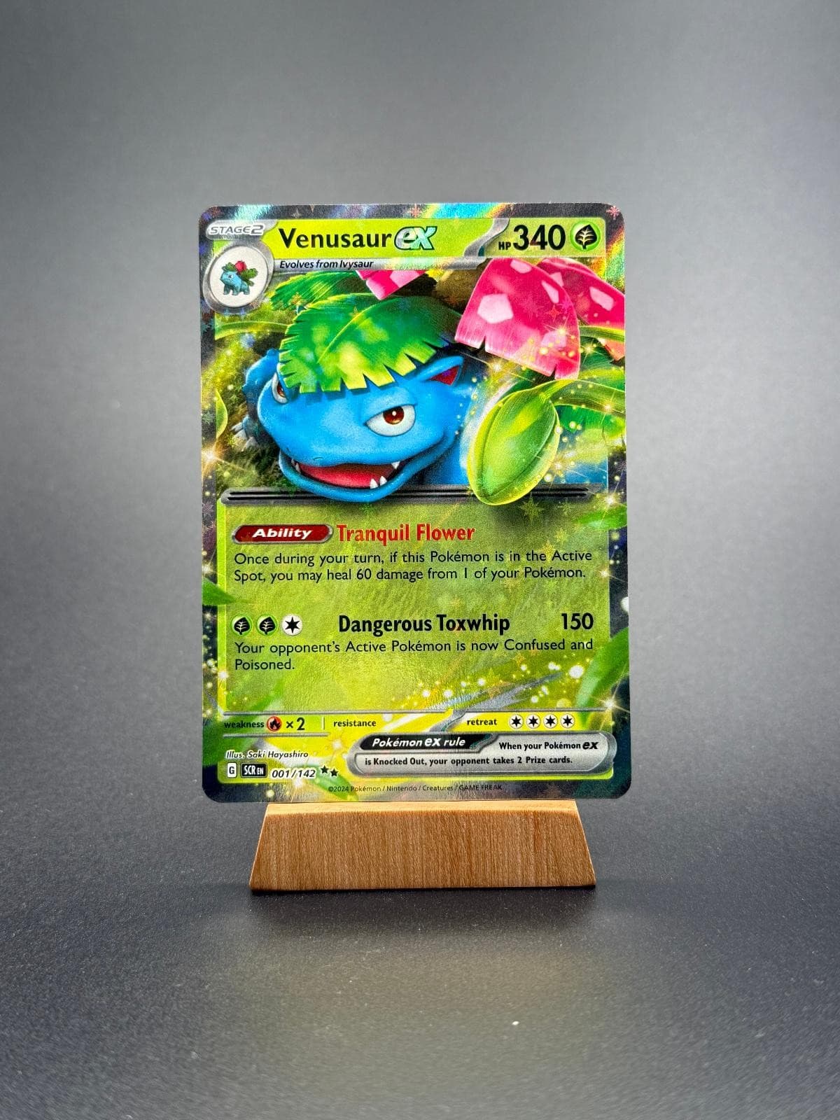 Venusaur ex 1/142 Stellar Crown NM Pokemon