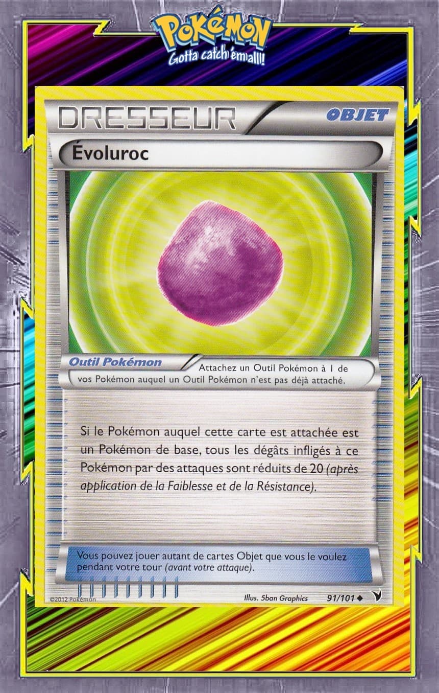 Evoluroc - NB03:Nobles Victoires - 91/101 - Carte Pokemon Française