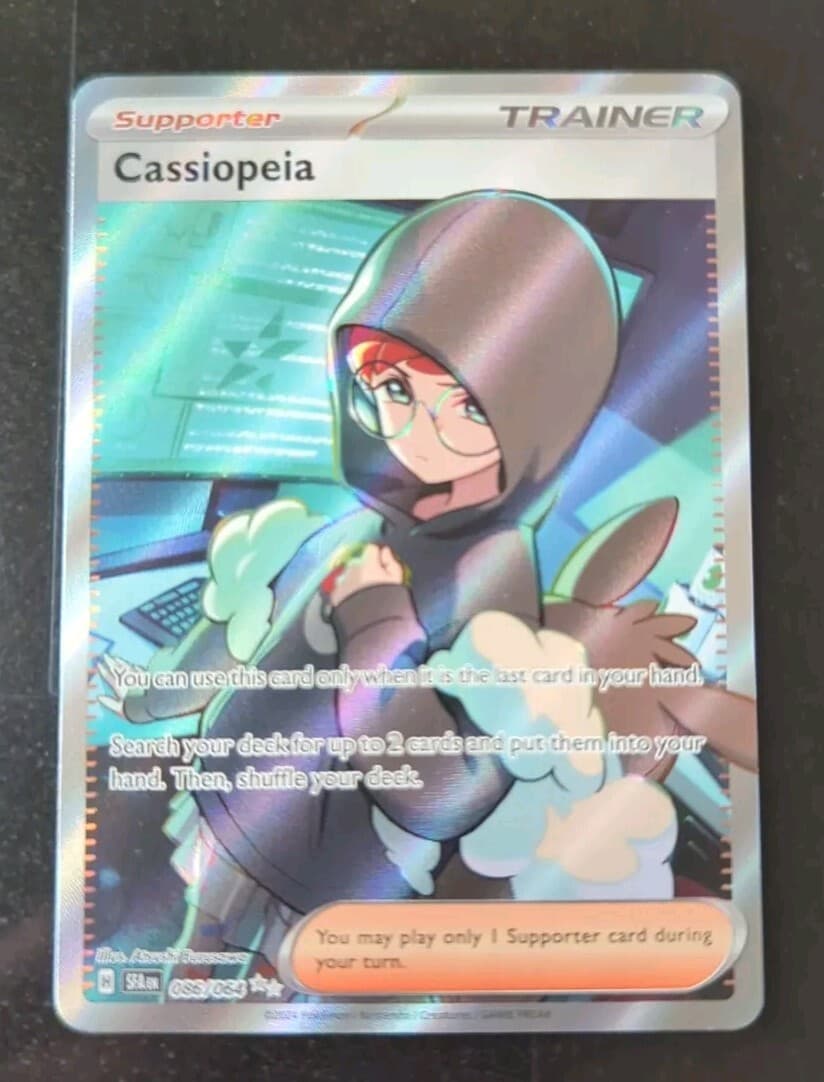 Pokemon SV Shrouded Fable Cassiopeia 86 Ultra Rare Full Art card NM Trainer
