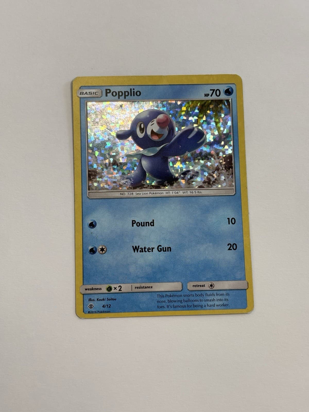 Pokemon TCG Popplio McDonald’s Promos 4/12 2017