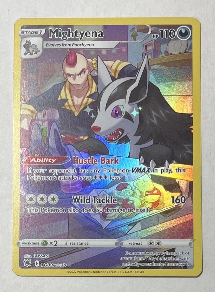 Mightyena TG09/TG30 Swsh10: Astral Radiance Trainer Gallery Holo