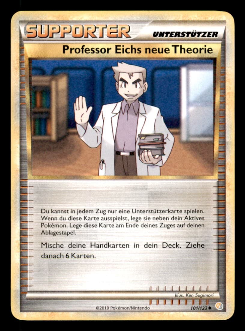 Pokemon Professor Eichs neue Theorie 101/123 HeartGold & SoulSilver Deutsch