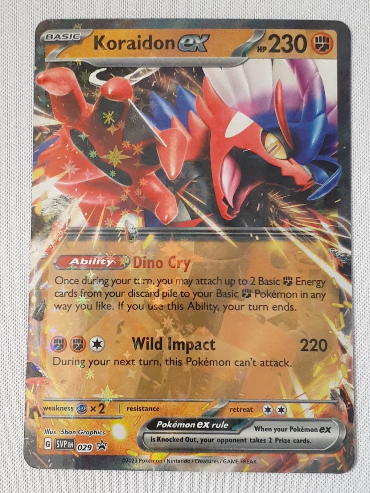  Koraidon EX Scarlet & Violet Black Star Promos 29 *NM* 