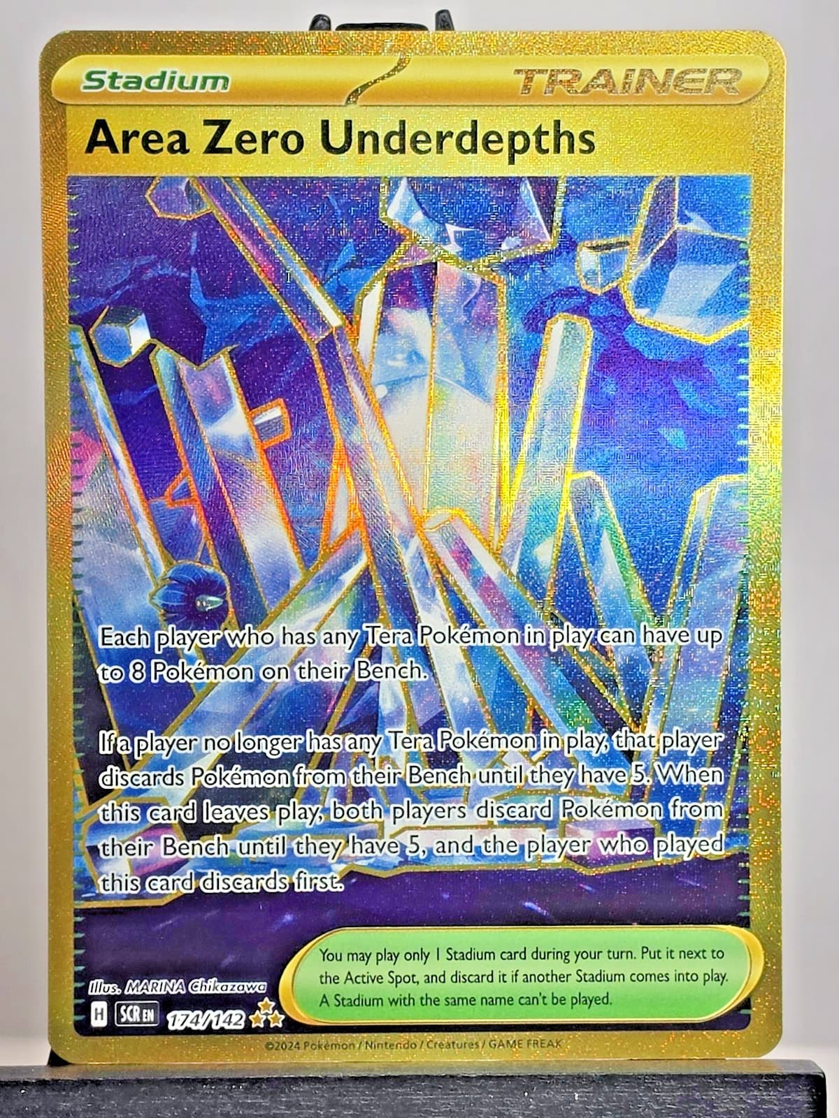 Area Zero Underdepths 174/142 Hyper Rare Stellar Crown Pokemon Holo NM/M