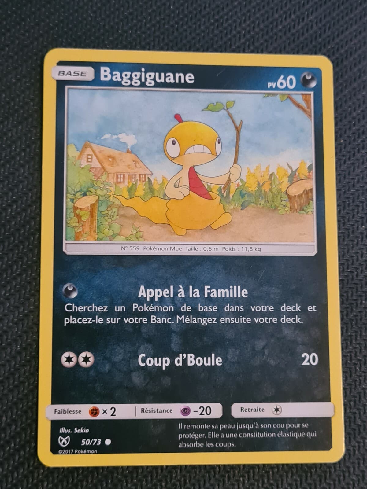 Carte Pokémon Française Baggiguane 50/73 légendes brillantes