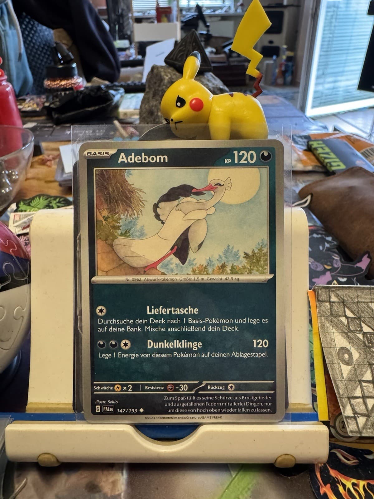 Adebom 147/193 Uncommon Entwicklungen In Paldea Pokemon Karte Deutsch MINT