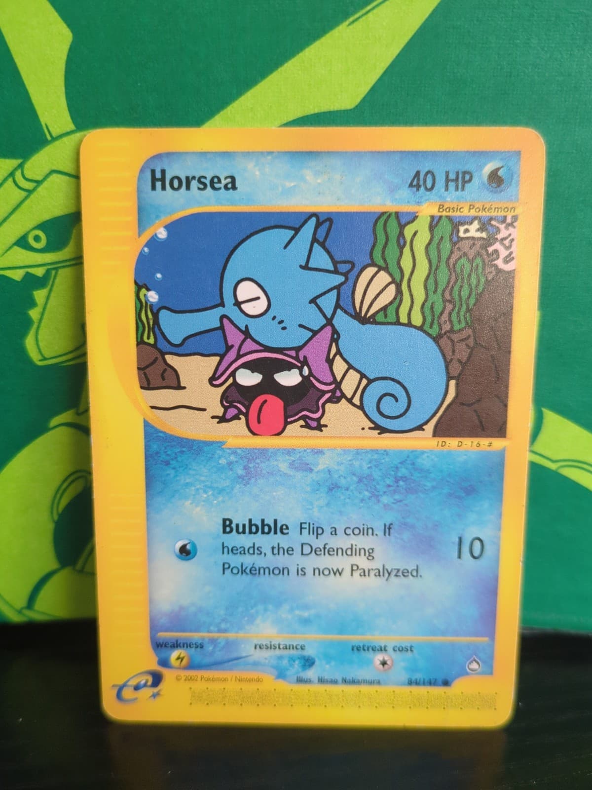 Horsea 84/147 Common Aquapolis Pokemon LP