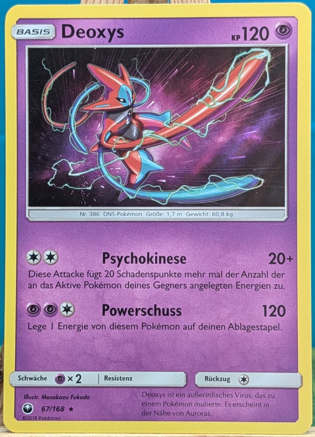 POKEMON - Sturm am Firmament - Deoxys - 67/168 - HOLO - deutsch
