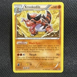 Krookodile 62/98 Rare Emerging Powers Pokemon Lightly Played