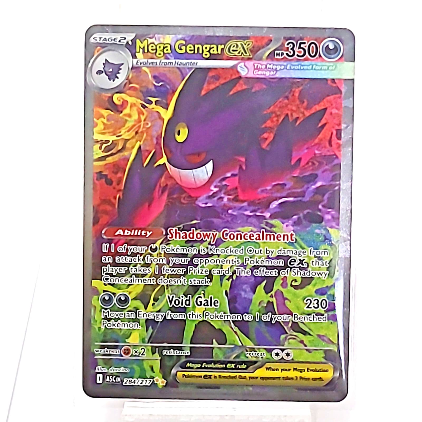 Mega Gengar ex 284/217 Special Illustration Rare Ascended Heroes Pokemon