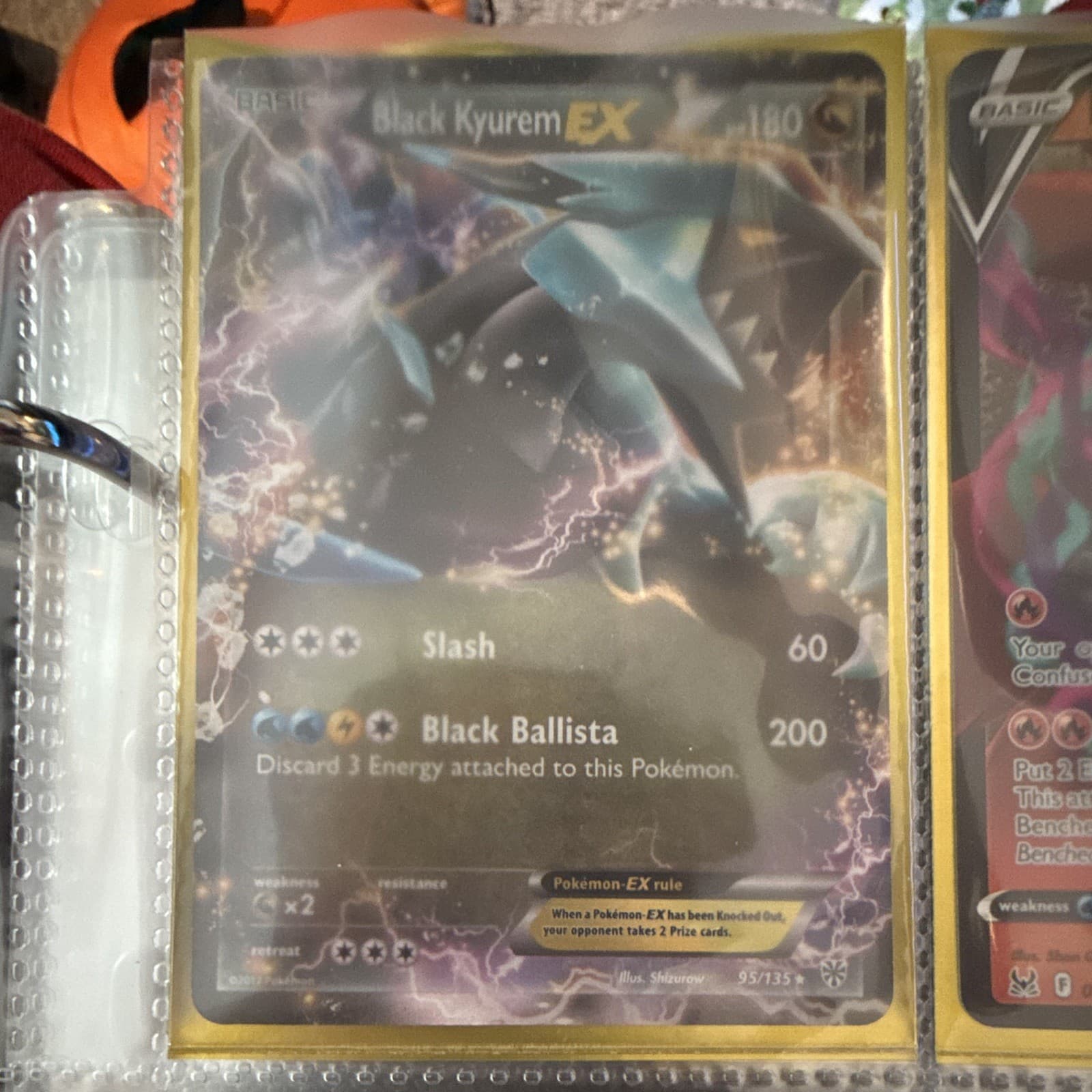 The Pokemon Company Black Kyurem EX 95/135 Plasma Storm Ultra Rare Holo