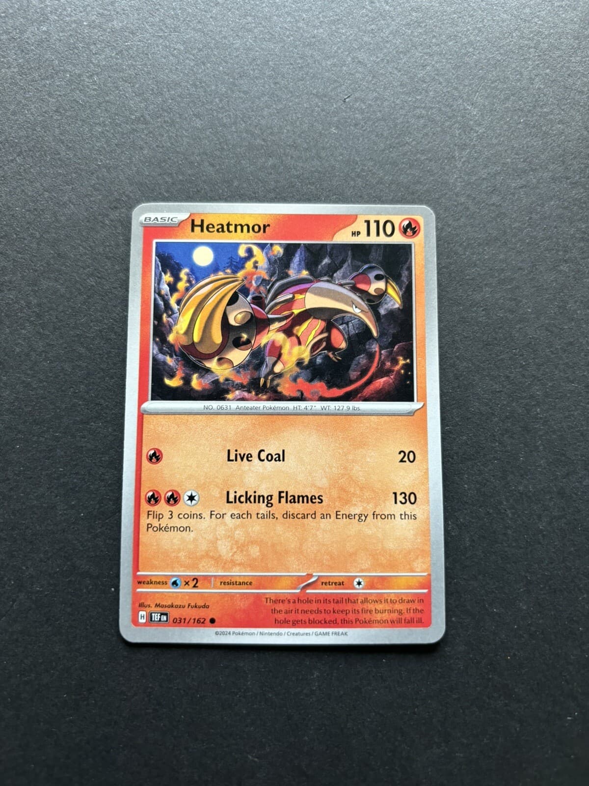 2024 Pokémon Temporal Forces - Heatmor No. 31/162