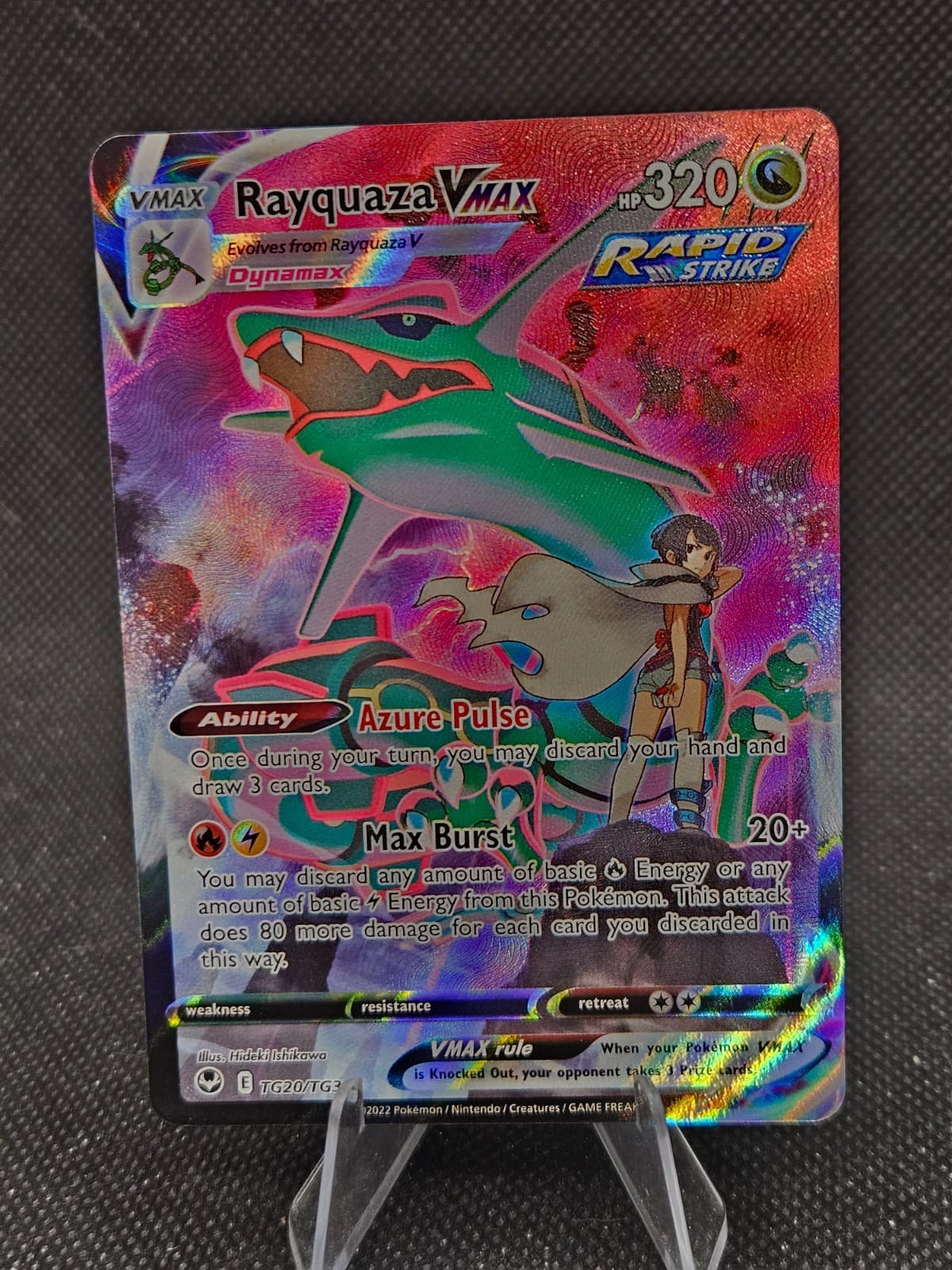 Rayquaza VMAX TG20/TG30 Pokemon Silver Tempest Trainer Gallery Holo NM
