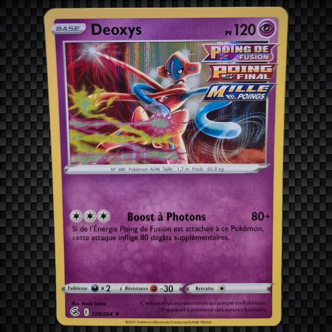 Cartes Pokémon : DEOXYS Holo 120/264 - Poing de Fusion - FR 🇨🇵