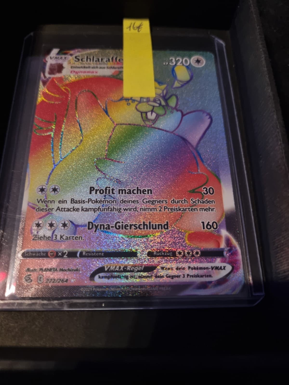 Pokemon Karte Schlaraffel Vmax 272/264 | Fusionsangriff | Near Mint Deutsch 