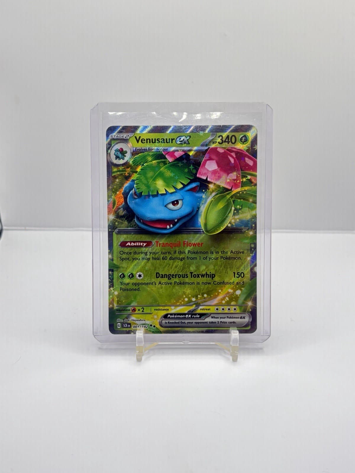Venusaur Ex 1/142 Double Rare Stellar Crown