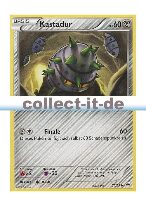 Pokemon Schwarz&Weiss - Kommende Schicksale 77/99 - Kastadur Deutsch