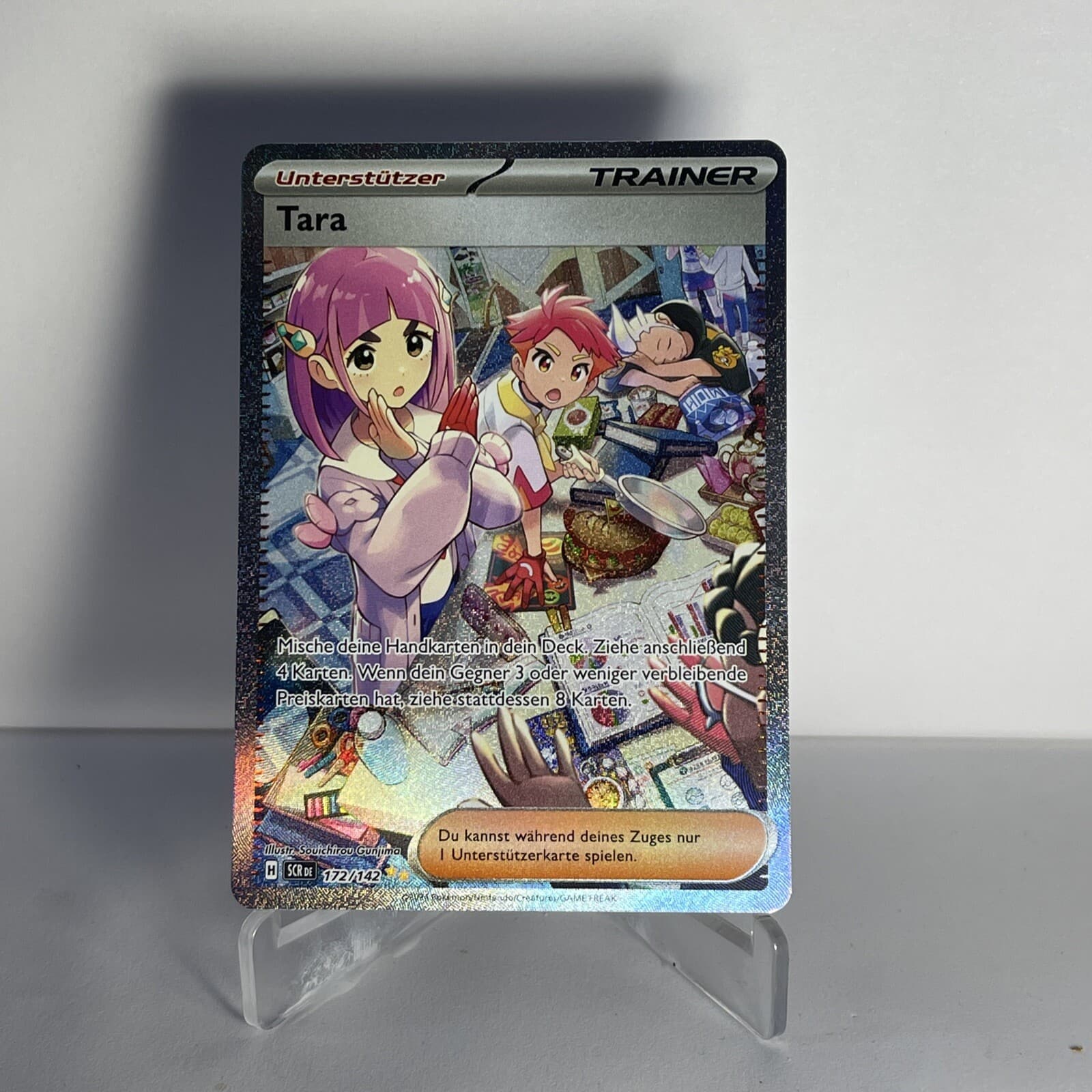 Pokemon Stellarkrone Tara Alt Art 172/142 Near Mint deutsch