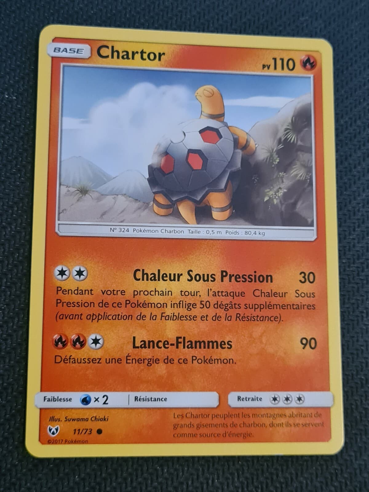 Carte Pokémon Française Chartor 11/73 légendes brillantes 