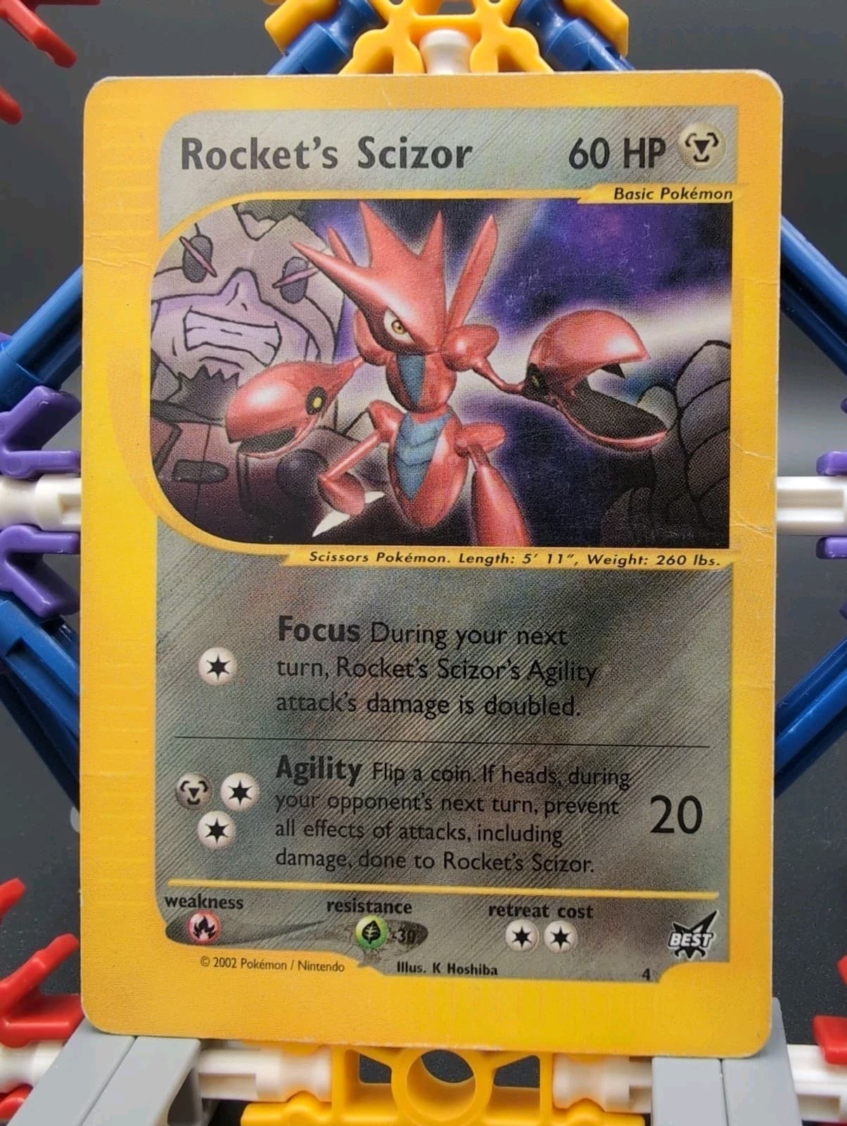 Pokémon TCG Rocket's Scizor Best of Game 4/9 Holo Promo Promo - MP