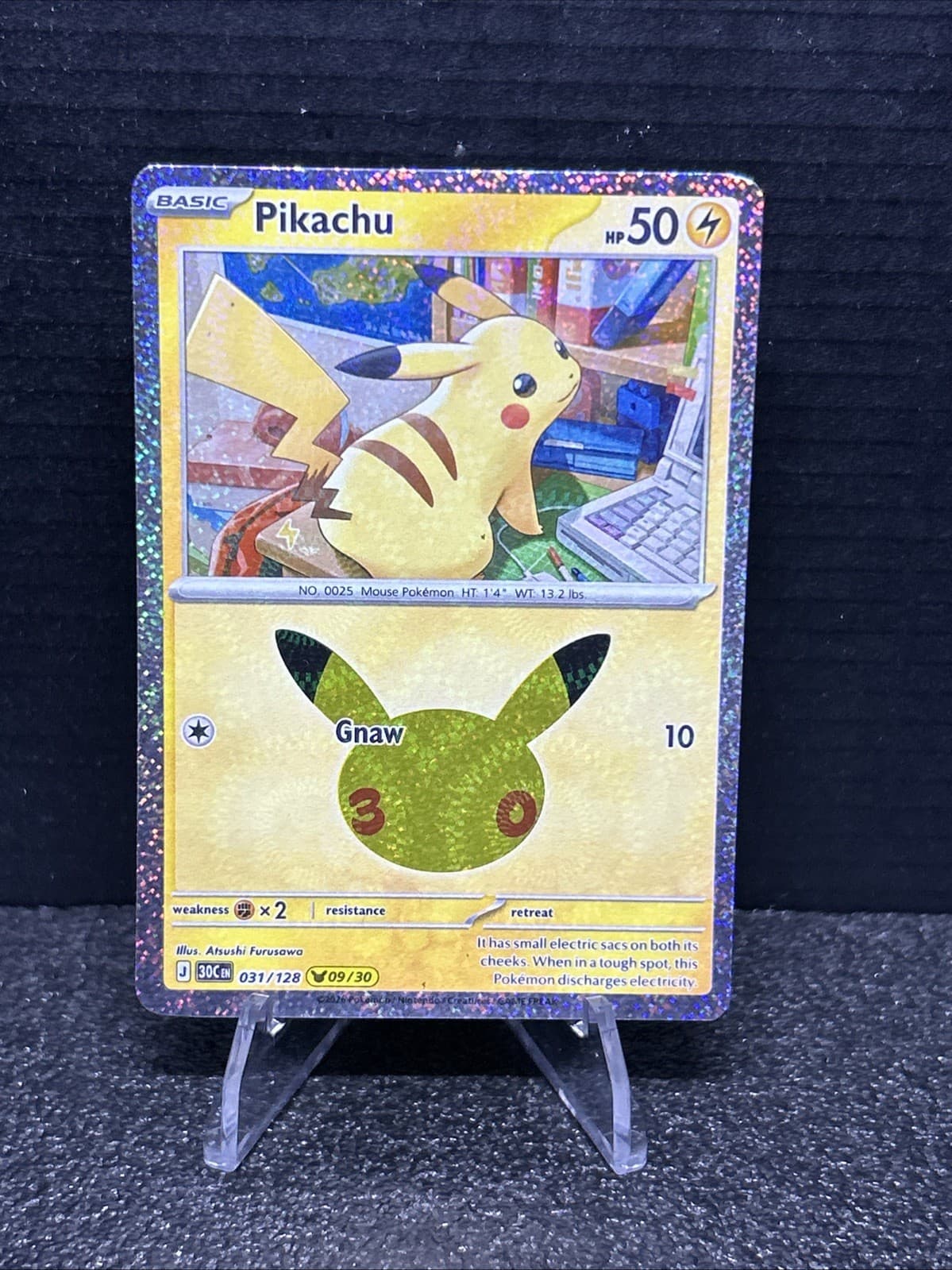 Pokemon 30th Celebration Pikachu 31/128 (9/30)